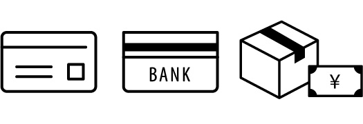 クレジットカード、通帳のアイコン